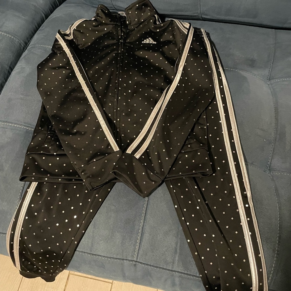 Girls Adidas Track Suit